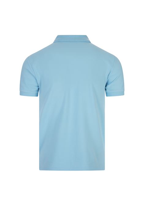 RALPH LAUREN Polo in Piquet Slim-Fit Turchese e Rosa - RALPH LAUREN Vendita Calda