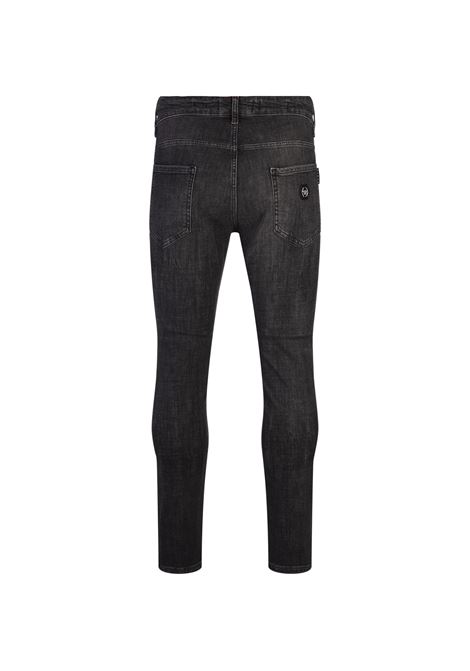 PHILIPP PLEIN Jeans Skinny In Denim Grey Splash - PHILIPP PLEIN Vendite Flash
