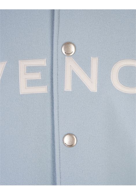 GIVENCHY Bomber GIVENCHY Bianco e Azzurro In Lana e Pelle - GIVENCHY Negozio
