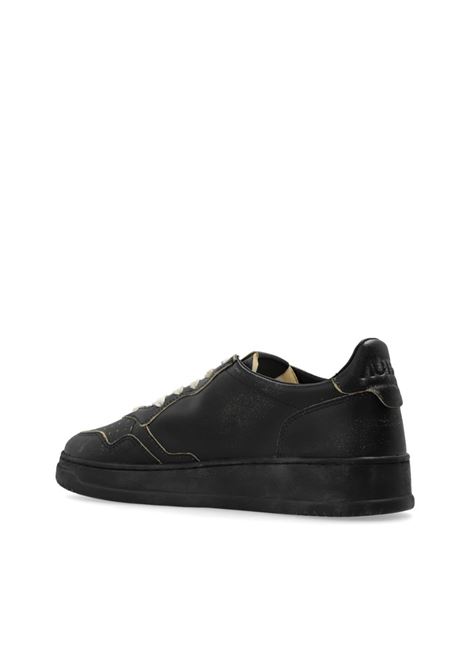 AUTRY Sneakers Medalist Low Super Vintage In Pelle Nera - AUTRY Nuova