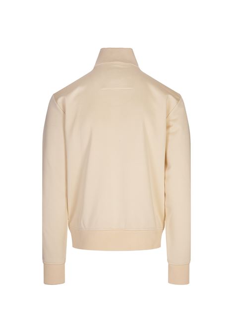 GIVENCHY Giacca Sportiva In Tessuto Garzato Avorio Con Dettaglio 4G - GIVENCHY Spedizione gratuita