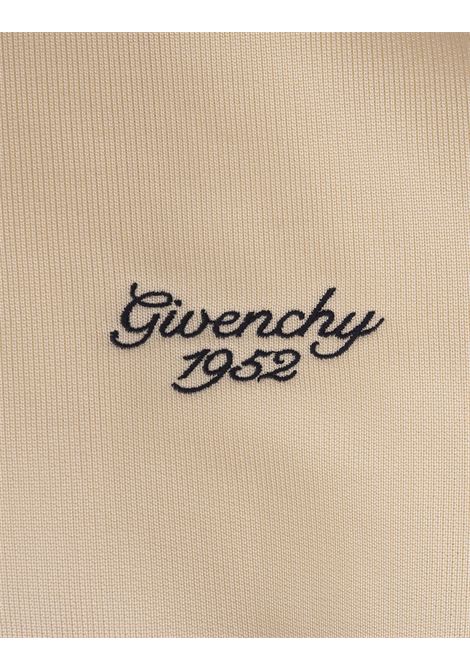 GIVENCHY Giacca Sportiva In Tessuto Garzato Avorio Con Dettaglio 4G - GIVENCHY Spedizione gratuita