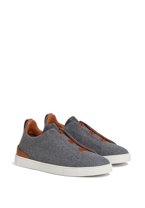 ZEGNA Sneakers #UseTheExisting Triple Stitch Grigie - ZEGNA Negozio online di fabbrica