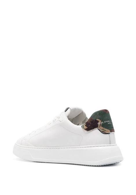 PHILIPPE MODEL Sneakers Basse Temple - Bianco e Camouflage - PHILIPPE MODEL Grande vendita