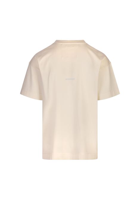 GIVENCHY T-Shirt Avorio Con Logo 4G Bicolore - GIVENCHY Offerte speciali