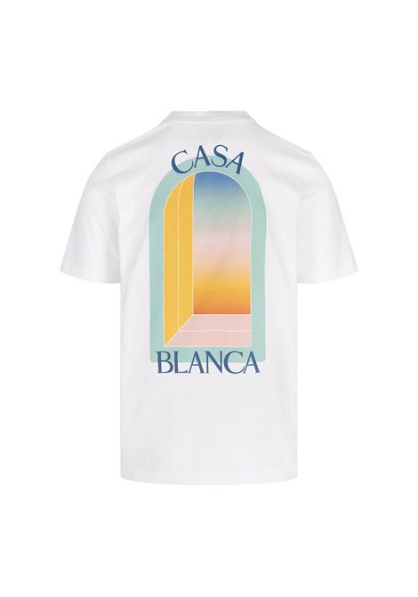 CASABLANCA T-Shirt L'Arc Coloré Bianca - CASABLANCA Enormi risparmi