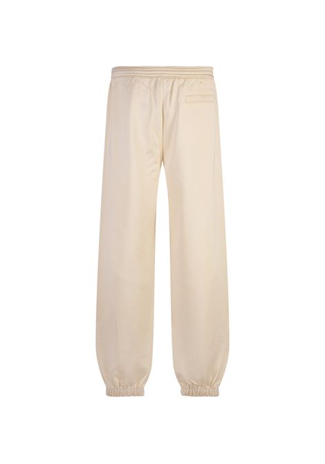 GIVENCHY Pantaloni Da Jogging Avorio Con Logo - GIVENCHY Super Saving Price