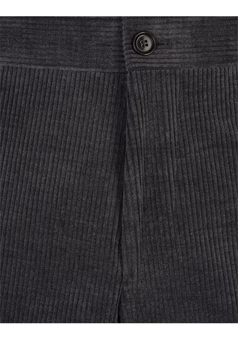 BOSS Pantaloni Cargo In Velluto a Coste Antracite - BOSS Rilascio limitato