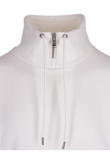 BOSS Felpa a Collo Alto Bianca Con Patch Logo - BOSS Ultimi due giorni