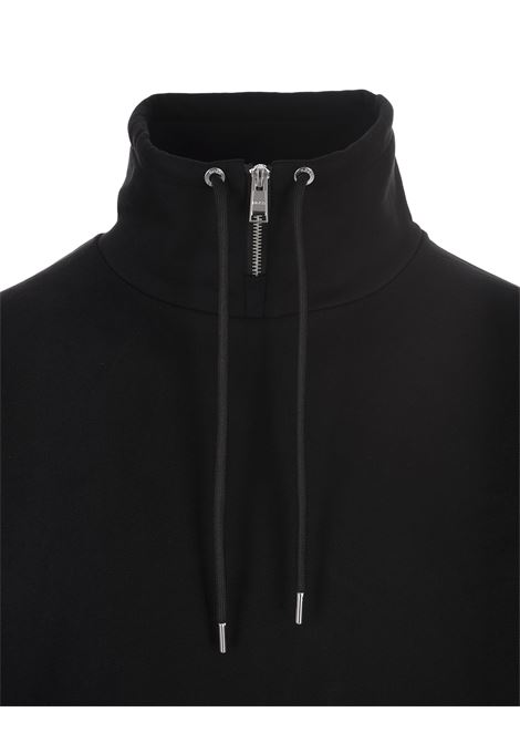 BOSS Felpa a Collo Alto Nera Con Patch Logo - BOSS Ultimo giorno