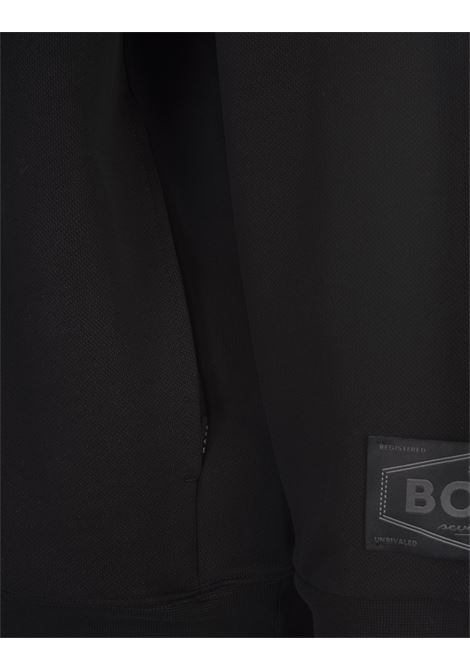 BOSS Felpa a Collo Alto Nera Con Patch Logo - BOSS Ultimo giorno