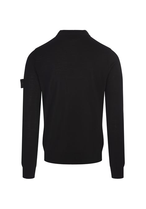 STONE ISLAND Maglione Girocollo In Lana Vergine Nera - STONE ISLAND Only for today