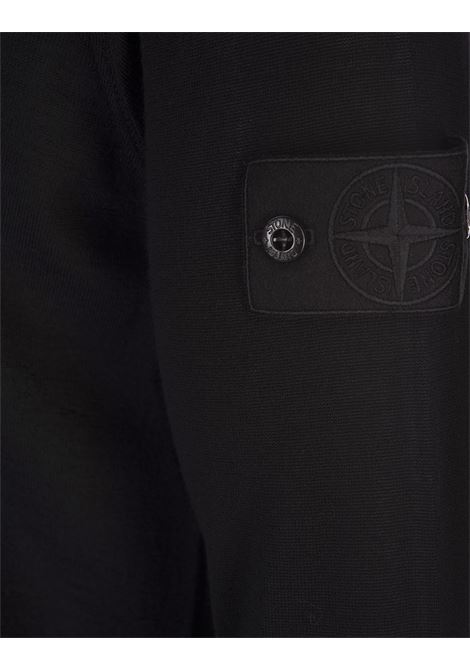 STONE ISLAND Maglione Girocollo In Lana Vergine Nera - STONE ISLAND Only for today