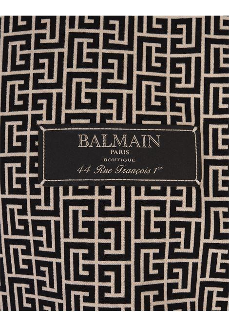 BALMAIN T-Shirt Monogram Con Etichetta Pierre Balmain - BALMAIN Solo un giorno rimasto