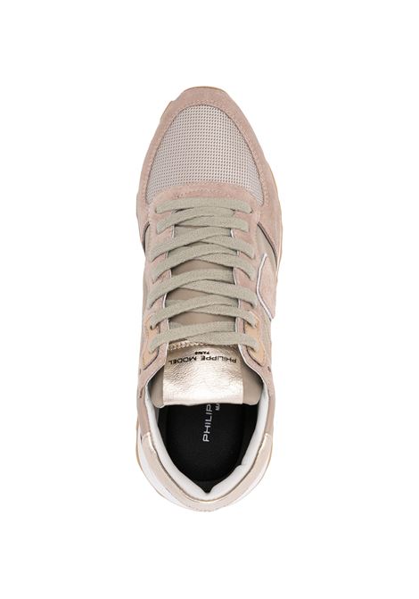 PHILIPPE MODEL Sneakers Tropez Haute Beige - PHILIPPE MODEL Officina