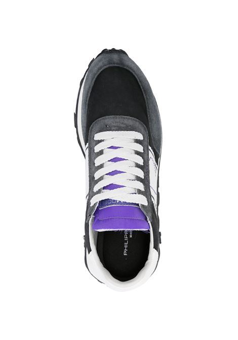 PHILIPPE MODEL Sneakers Running Tour Nere e Violetto - PHILIPPE MODEL Esporta salva