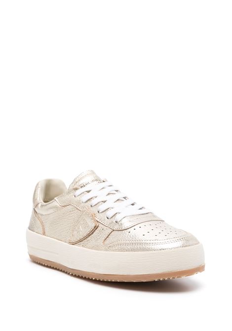 PHILIPPE MODEL Sneakers Nice Metallizzate Oro - PHILIPPE MODEL In vendita
