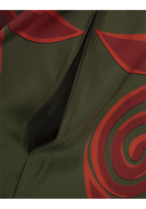 LA DOUBLE J Abito Mini Magnifico In Dragonflower Placée Multicolor in Silk Twill - LA DOUBLE J Qualità Garantita