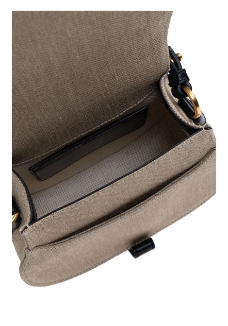CHLOÉ Borsa Saddle Piccola Marcie In Lino e Pelle - CHLOÉ Promozione Limitata