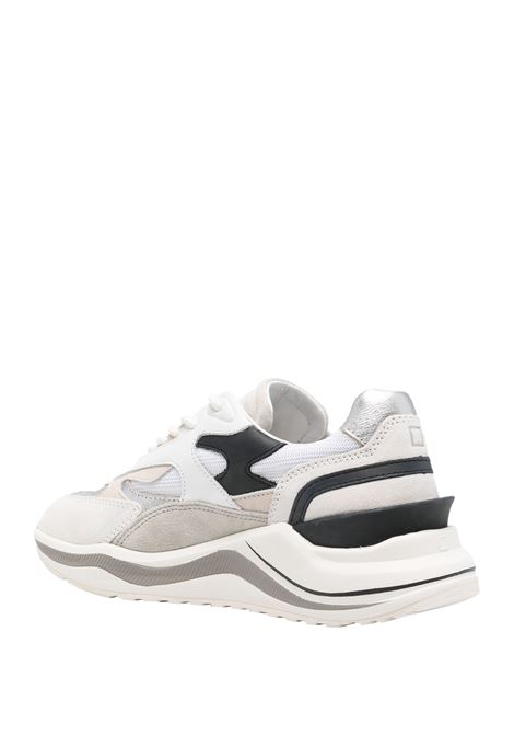 D.A.T.E. Sneakers Fuga Dragon Bianche-Argento - D.A.T.E Sconto