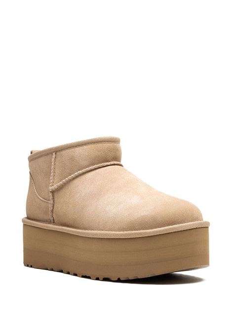 UGG Stivali Con Plateau Classic Ultra Mini Sand - UGG Vendita Economica