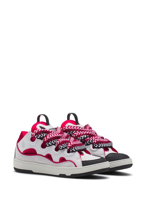 LANVIN Sneakers Curb Nere Fucsia e Bianche - LANVIN Offerta esclusiva