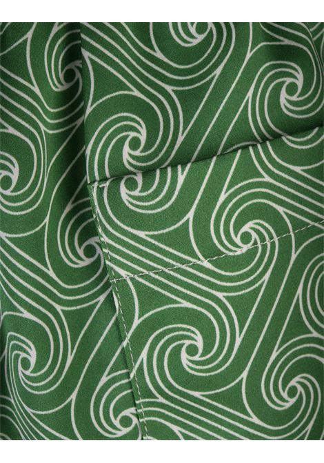 CASABLANCA Shorts In Seta Column Monogram - CASABLANCA Vendita calda