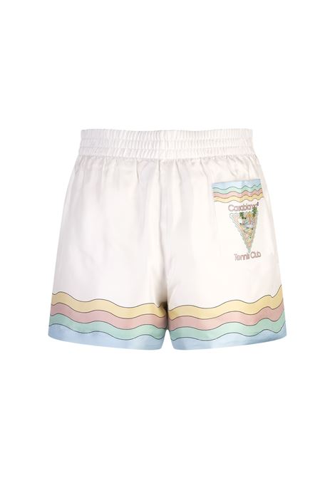 CASABLANCA Shorts In Seta Maison De Reve - CASABLANCA Grandi sconti