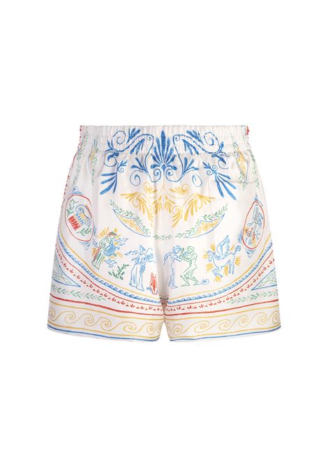 CASABLANCA Shorts In Seta Crayon Vase - CASABLANCA Nuovi prodotti