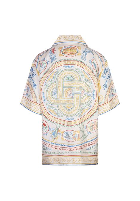 CASABLANCA Camicia In Seta Crayon Vase - CASABLANCA Offerte giornaliere
