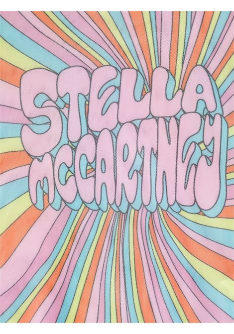 STELLA MCCARTNEY KIDS Top in Rete Multicolore con Grafica Stella - STELLA MCCARTNEY KIDS Prezzo basso