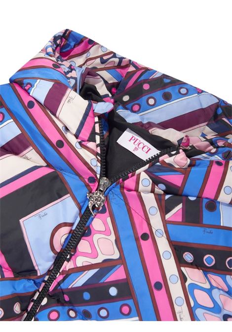 EMILIO PUCCI JUNIOR Piumino Con Stampa Vivara - EMILIO PUCCI JUNIOR Promozione temporanea