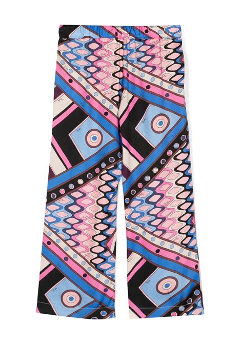 EMILIO PUCCI JUNIOR Pantaloni a Gamba Dritta Con Stampa Vivara - EMILIO PUCCI JUNIOR Officina