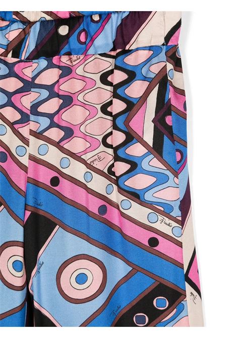 EMILIO PUCCI JUNIOR Pantaloni a Gamba Dritta Con Stampa Vivara - EMILIO PUCCI JUNIOR Officina