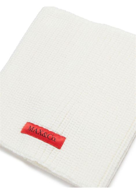 MAX&CO. KIDS Scaldacollo Bianco Con Etichetta Logo - MAX&CO. KIDS Duty-free