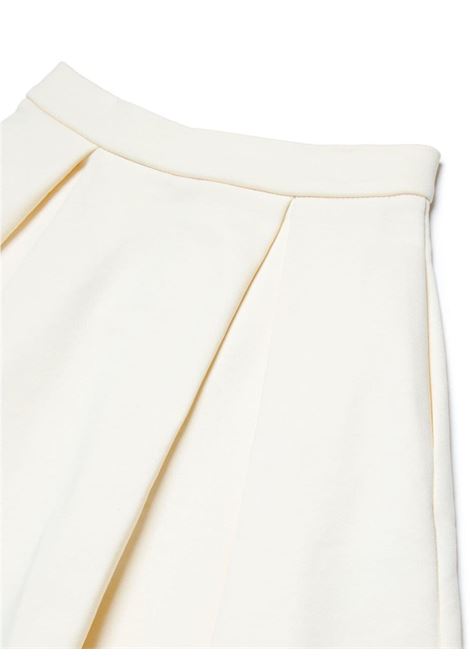 MAX&CO. KIDS Gonna Corta a Pieghe Bianca - MAX&CO. KIDS Vendita