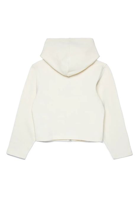 MAX&CO. KIDS Felpa Zip-Up Bianc Con Logo e Cappuccio - MAX&CO. KIDS Promozione