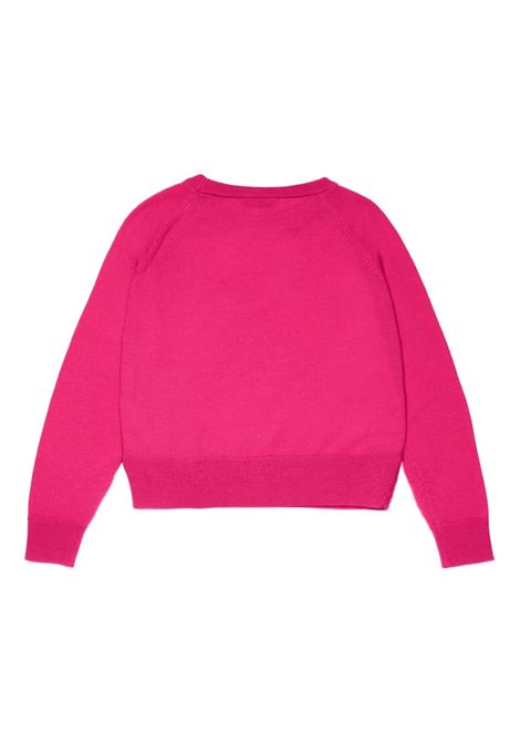 MAX&CO. KIDS Pullover In Lana Fucsia Con Cuore - MAX&CO. KIDS Qualità Garantita