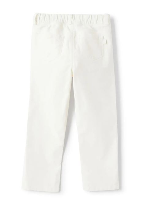 IL GUFO Pantaloni In Velluto Liscio Bianco - IL GUFO Presa