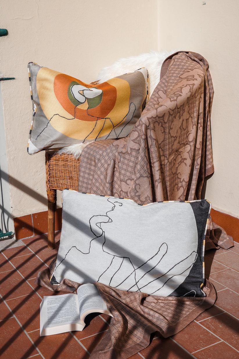 Sans Tabù Blanket Jacquard con Farfalle Pezzi Unici