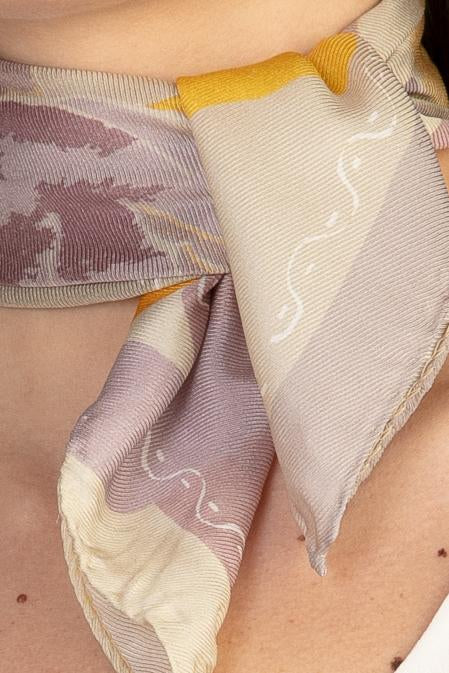 Sans Tabù Foulard pura seta "Pillow Talk" Nuova