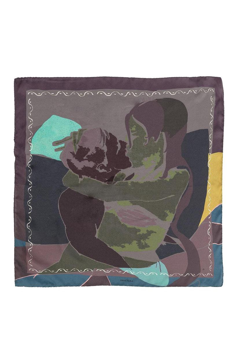 Sans Tabù Foulard pura seta "Pillow Talk" Nuova