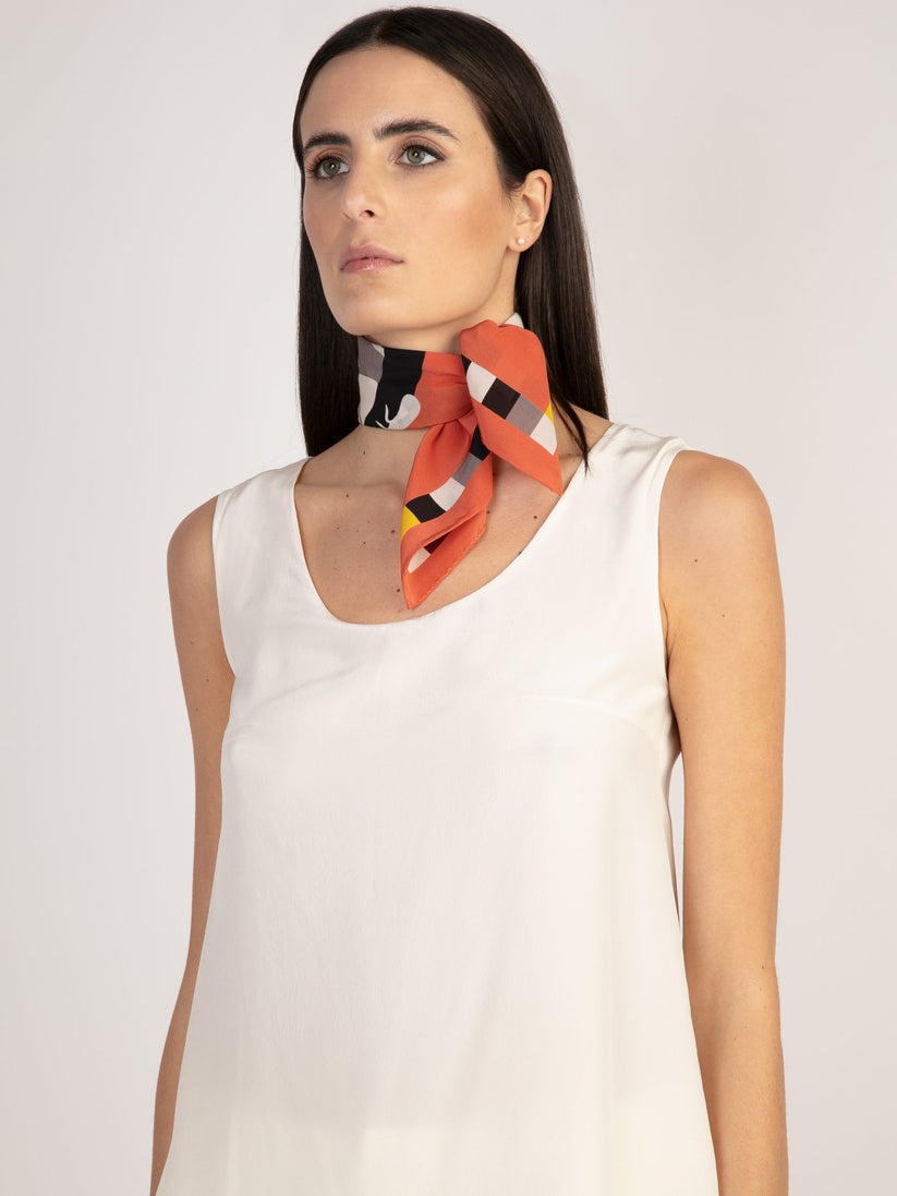 Sans Tabù Foulard pura seta “L'abbraccio” Italia