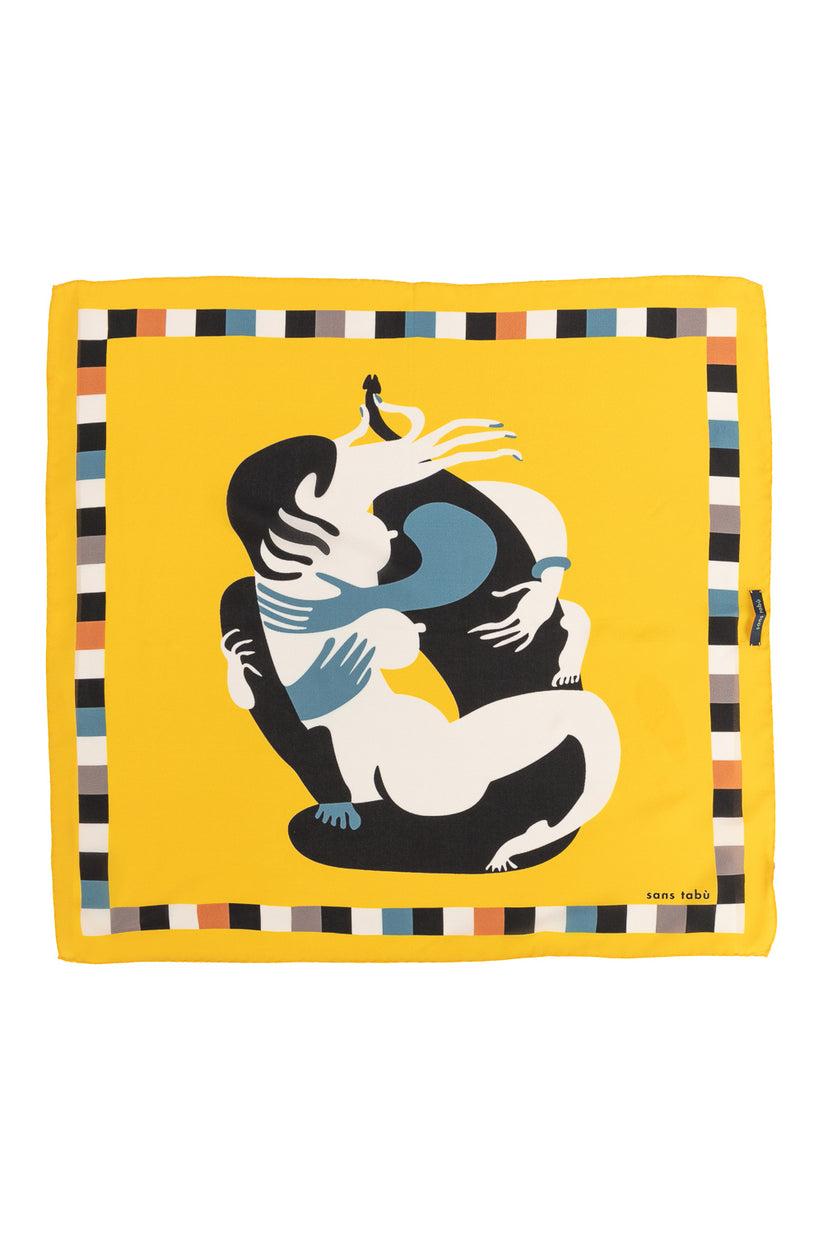 Sans Tabù Foulard pura seta “L'abbraccio” Italia