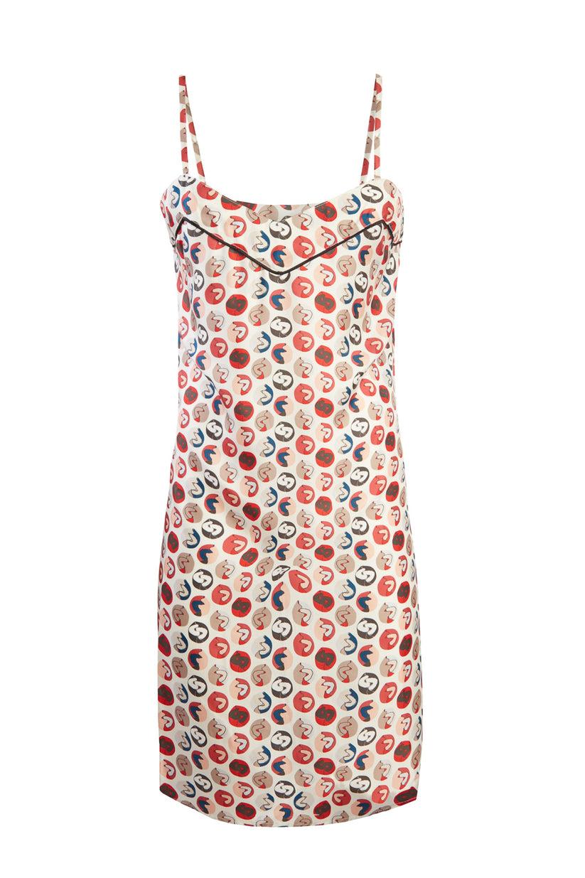 Sans Tabù Slipdress pura seta “Il bacio” - Steel Consegna Veloce
