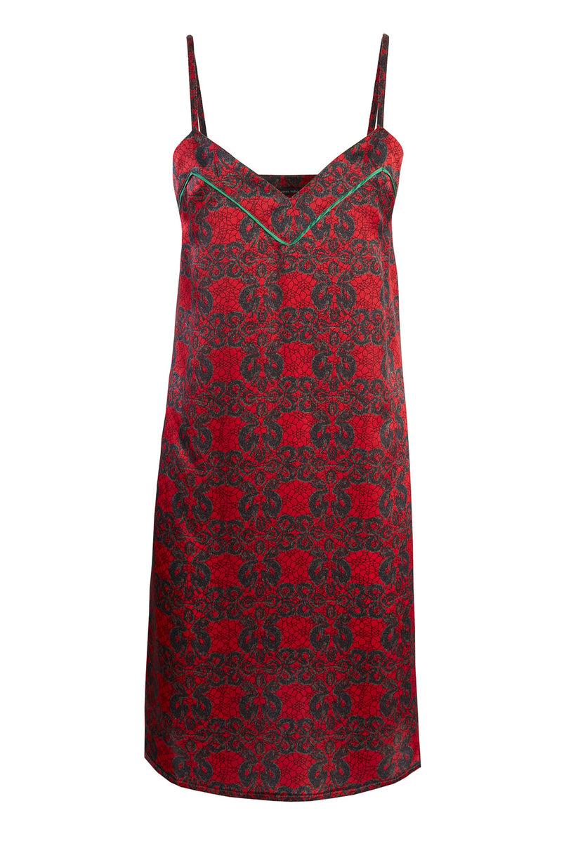 Sans Tabù Slipdress pura seta “Enlace” - Lipstick Promozione Limitata