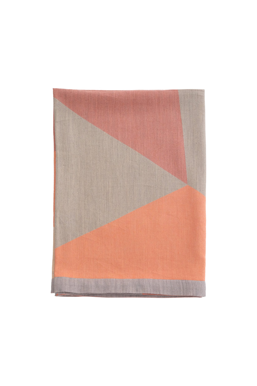 Sans Tabù Coperta Plaid jacquard in lana e seta "Policromi" Economico