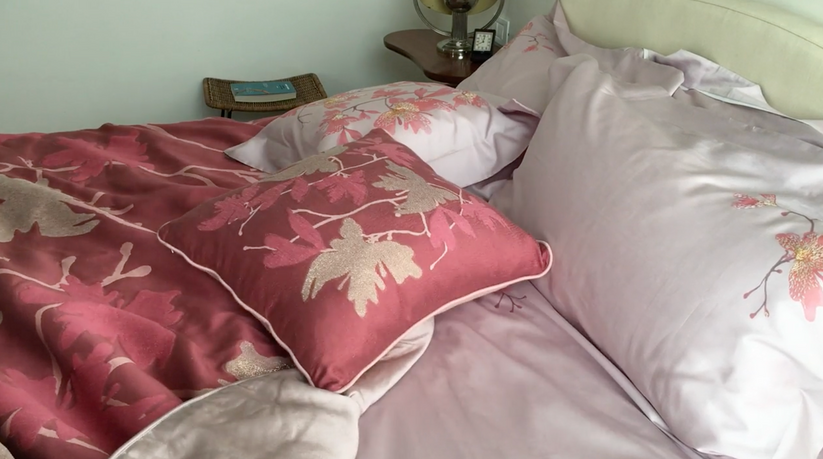 Sans Tabù Cuscino Arredo Letto Quadrato misto seta a fiori Saldi