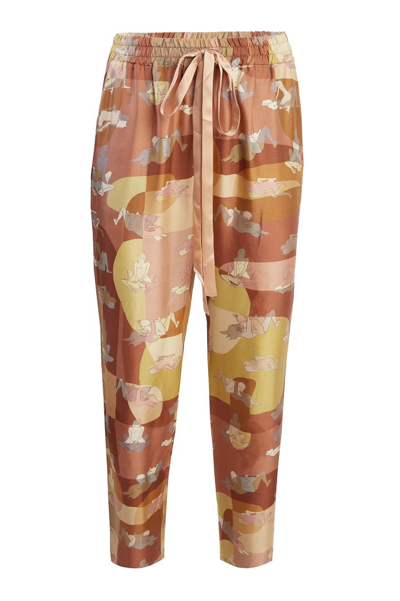 Sans Tabù Pantaloni lunghi in pura seta “L’amore” - Twilight Promozione Limitata