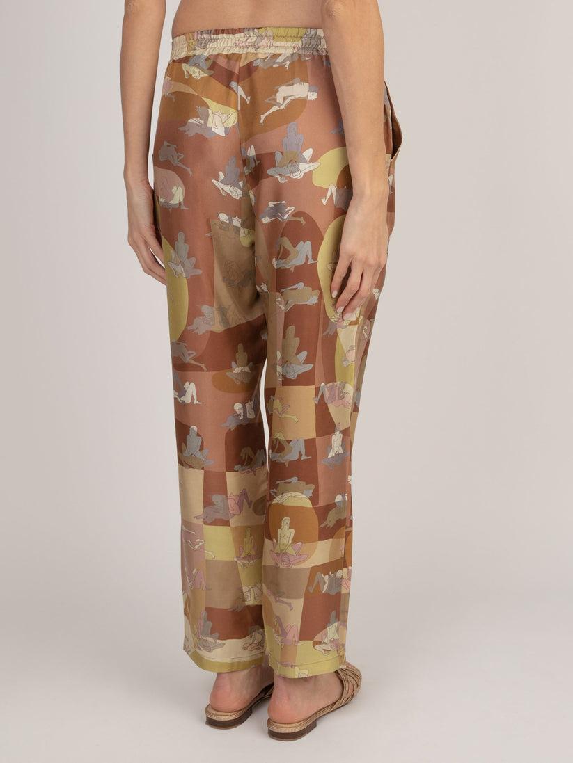 Sans Tabù Pantaloni lunghi in pura seta “L’amore” - Twilight Promozione Limitata